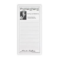 Beethoven Bio Note Pad (Individual)