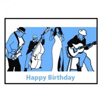 Greeting Card - Happy Birthday Blues