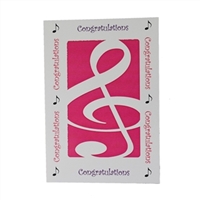 Greeting Card - Congratulations - Pink