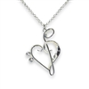 Heart of Clefs Pendant Necklace