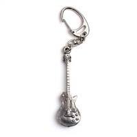 Gibson Guitar Pewter Keychain