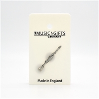 Clarinet Pewter Pin