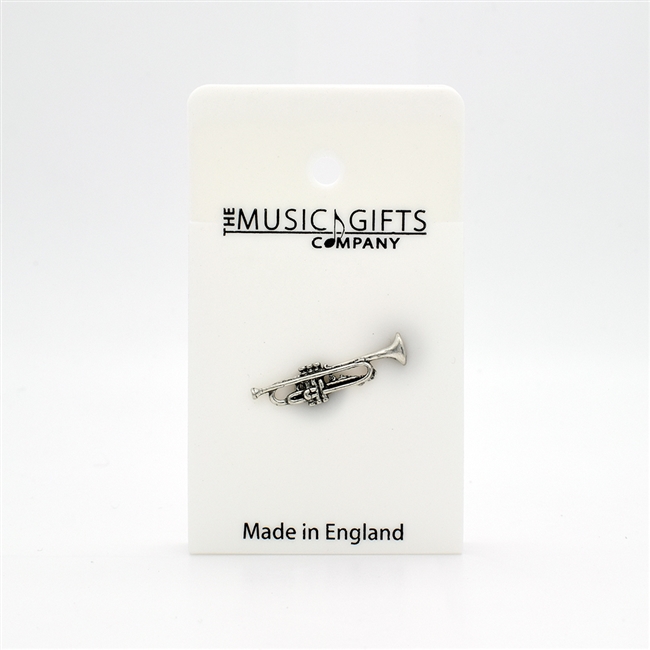 Trumpet Pewter Pin