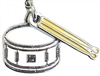 Snare Drum Charm/Zipper Pull