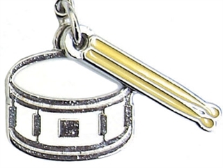 Snare Drum Charm/Zipper Pull