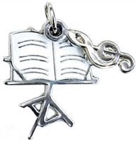 Music Stand Charm/Zipper Pull