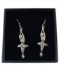 Ballerina Pewter Earrings