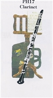 3D Greeting Card-Clarinet