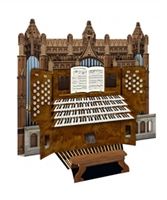 3D Greeting Card- Cathedral Wedding Organ