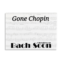 Gone Chopin Post-it Notes
