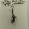 Saxophone Pewter Necklace