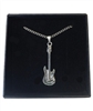 Electric Guitar Pewter Necklace