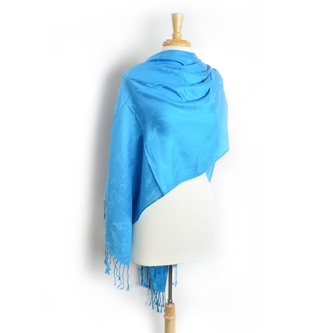 Pashmina Scarf-Turquoise