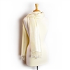 Pashmina Scarf-White on White Treble Clef