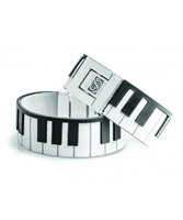 Piano Leather Keyboard Bracelet