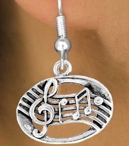 Musical Staff Earrings