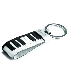 Keyboard Keychain In Leather