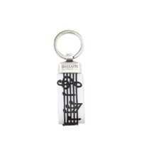 Musical Score Leather Keychain