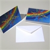 Rainbow Treble Clef Boxed Notecards