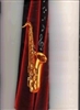 Polyester Handmade Tie-Saxophone