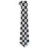 Handmade Tie - Black and White G-Clefs