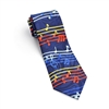 Handmade Tie - Navy with Music Notes