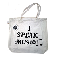 I Speak Music Tote Bag
