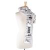 White Instrument Polyester Scarf