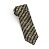 Mozart Black & Cream Silk Neck Tie