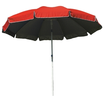 B1347 - The 100" Large Ten Panel Patio/Beach Umbrella with Fiberglass Frame