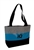 B3101- Tri-Stripe Velvet Open Tote