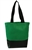 B3103- Heavy Velvet Tote With Leatherette Base