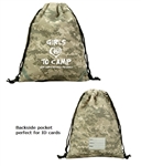 B7037 - The Digital Camo Drawstring Backpack