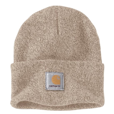 CARHARTT A18 WATCH CAP FLAXSEED/OAT MILK