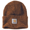 CARHARTT A18 WATCH CAP RUST/CORAL MARL