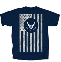 Air Force Camo Flag Tee