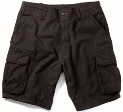 Men's Black Vintage Cargo Shorts