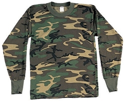 Children's Long Sleeve Camo t-shirt