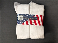 6 Pack Men's Crew Socks - USA MADE