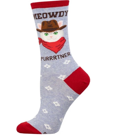 WOMEN'S MEOWDY PURRTNER SOCK