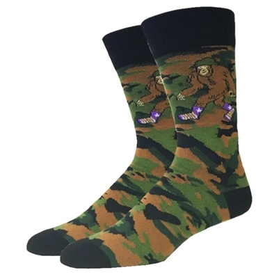 MEN'S BIGFOOT  CAMO SOCK