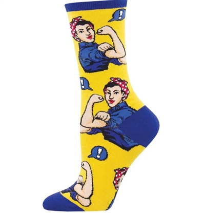 WOMEN'S ROSIE THE RIVETER SOCK