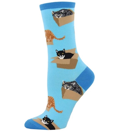 WOMEN'S CAT IN THE BOX SOCK