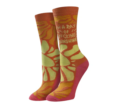 RAY OF F*ING SUNSHINE SOCKS