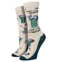 WOMEN'S MEN ARE TRASH SOCK