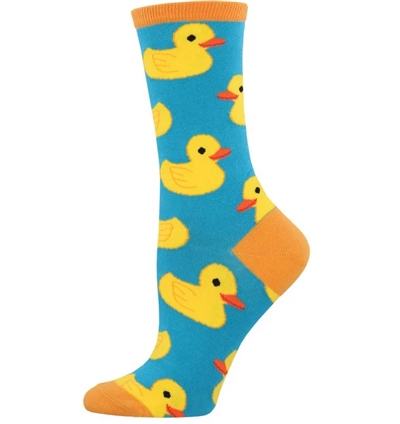 WOMEN'S RUBBER DUCKIES SOCK