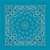 TURQUOISE PAISLEY BANDANA