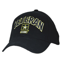 Black Army Veteran Hat