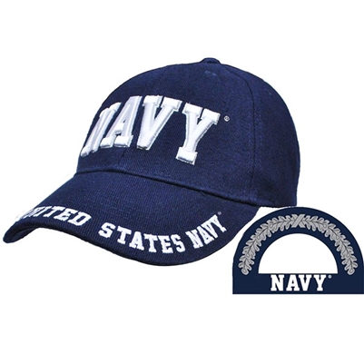 HAT BLUE US NAVY LETTTERS