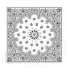 WHITE PAISLEY BANDANA